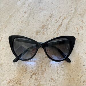 Tom Ford Black Cat-Eye Sunglasses